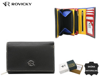 Portfel damski skórzany RD-38-NDM Multi Black