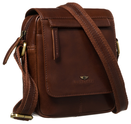 Torba skórzana + Etui PTN 512-TUM Brown