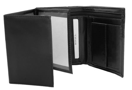 Portfel męski eko na blistrze F18-072-BL Black