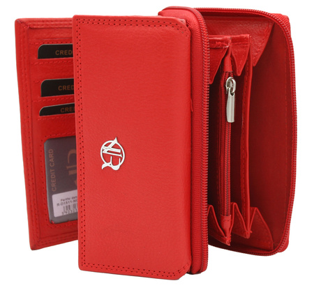 Portfel damski skórzany na blistrze R-D1511-NCD-BL