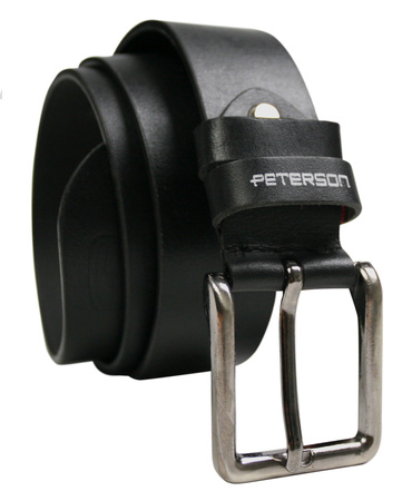 Pasek skórzany szeroki PTN PS02-BGL Black