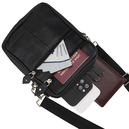 Torba skórzana R-3009-CLB Black