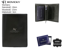 Leather wallet RV-7680278-5-BCA Black