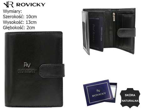 Leather wallet RV-7680277-L-BCA Black