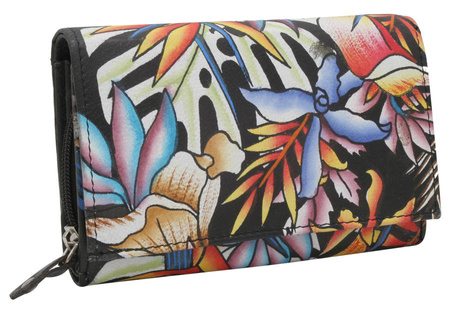 Women's leather wallet R-N19-ART