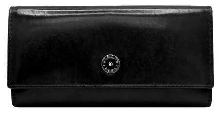 Portfel damski skórzany PTN 1680166-9-TVT Black