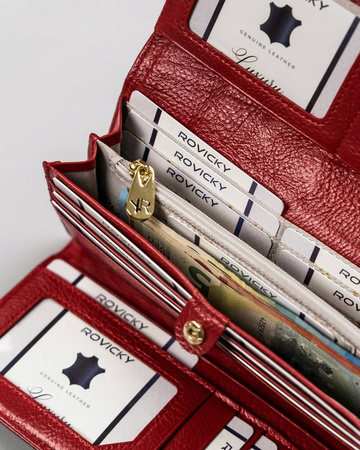 ROVICKY R-42522-SG RFID leather wallet