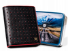 Portfel skórzany RFID PTN 302.03 Black+Red