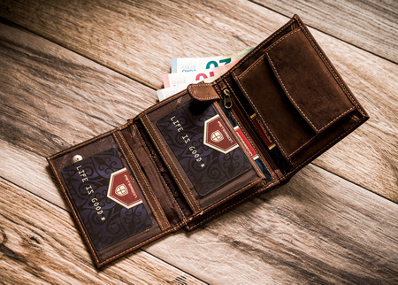 PETERSON PTN 317.01 RFID leather wallet