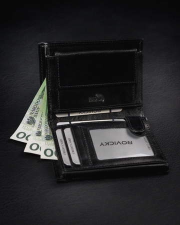 ROVICKY 1541-03-BOR RFID leather wallet