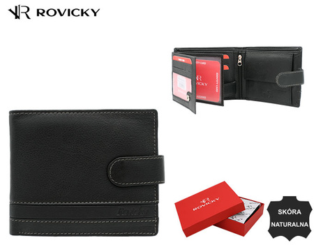 Portfel męski skórzany N992L-NDM Black