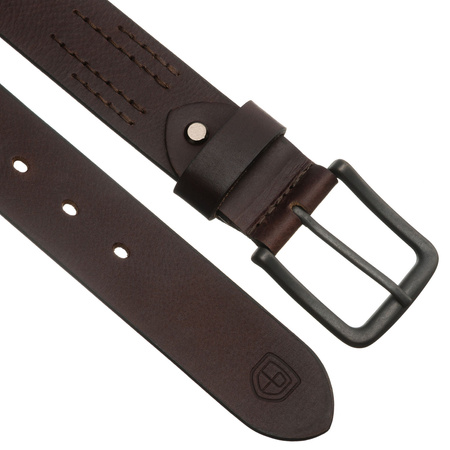 Pasek męski skórzany PTN LTP-BUF BLACK