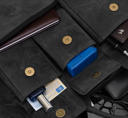 Torba na laptopa skórzana ALWAYS WILD LAP-31701-TGH-NL