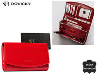 Women's leather wallet R-RD-36-GCL Red