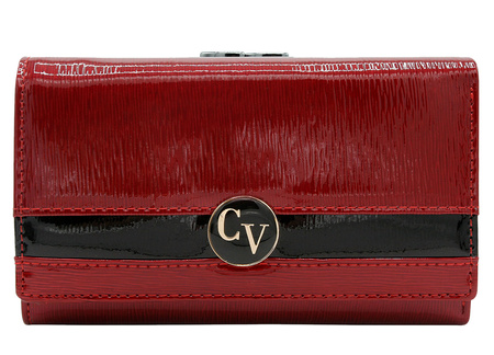Portfel damski skórzany H23-2-SH Red