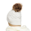 Women's Hat with Detachable Pom-Pom PETERSON PTN HAT-06 White