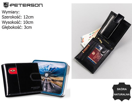 Portfel męski skórzany PTN 22306L-VT-E