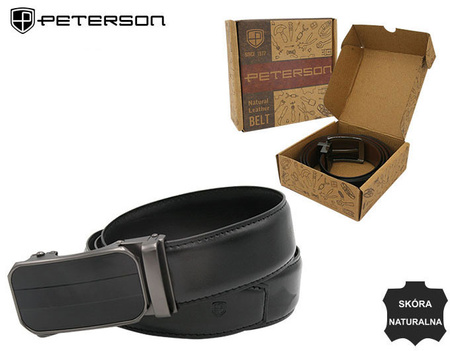 Pasek PU+skóra 35 mm PTN AB35-03-PUL BLACK