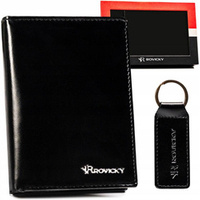 Gift set: leather wallet and key ring ROVICKY R-SET-M-N4-KCS