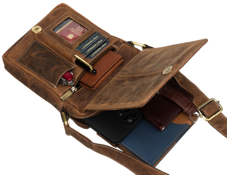 Torba skórzana PTN 250586-NSH TAN