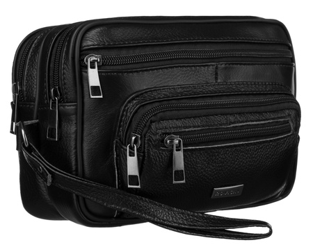 Saszetka skórzana R-13211 Black