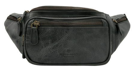 Nerka męska skórzana PETERSON PTN 2506-HP Black