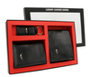 Three-Piece Gift Set: Men's Wallet, Cardholder and Keychain by Peterson PTN SET3-N79-VT
