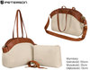 Torebka płócienna PTN CAN-01 Nat-Brown