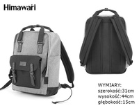Large Himawari Urban Backpack with Laptop and Tablet Compartments 1010-06(1)