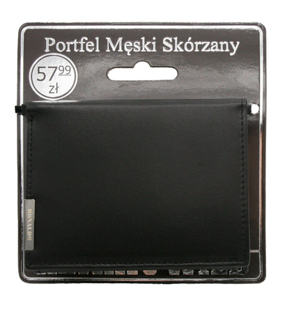 Portfel męski skórzany RM-03-BDF-BL Black