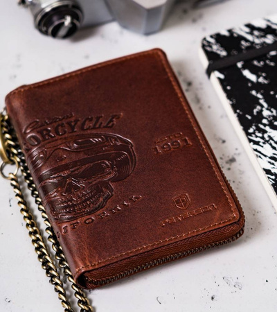 PETERSON PTN N4C-03-HWM-1247 men's RFID leather wallet