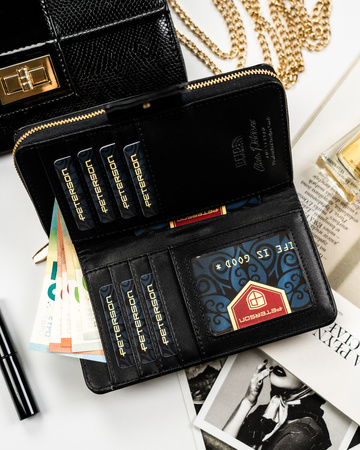 Portfel damski PU PTN 008-HF Black