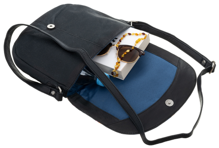 Leather handbag LB-1901-ART