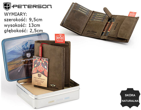 Hunter leather wallet PTN 317 2-1-4