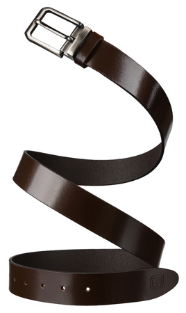 Pasek męski skórzany PTN LTP-BUF BLACK