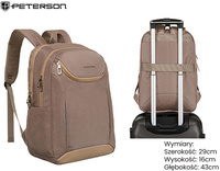 Plecak Laptopowy PTN 24400 Beige