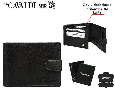 Men's leather wallet 0670L-P-BS