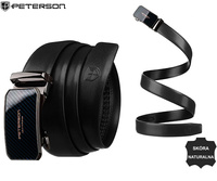 Pasek automat skórzany PTN A007