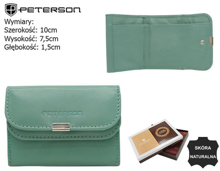 PETERSON PTN RD-GC02-MCL RFID leather wallet