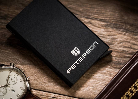 Gift Set: Men's Leather Wallet + Card Holder PTN ZM35 Peterson