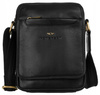 PETERSON leather bag 1117-NDM BLACK