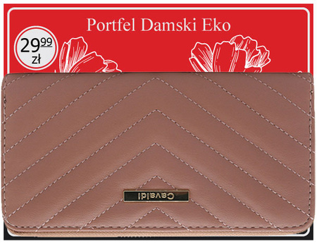 Portfel damski eko LPD-012-BL Pink