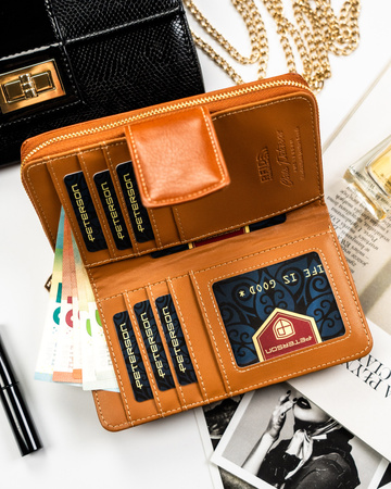 Portfel damski PU PTN 008-HF Camel