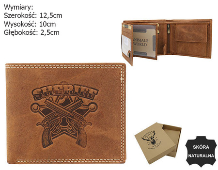 RFID leather wallet Always Wild N992-CHM