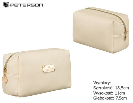 Kosmetyczka podróżna PTN KOS-L02-P Light Beige Peterson