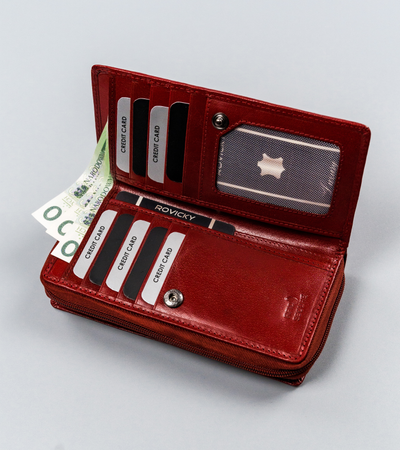 Rovicky women's RFID leather wallet CPR-8931-BAR