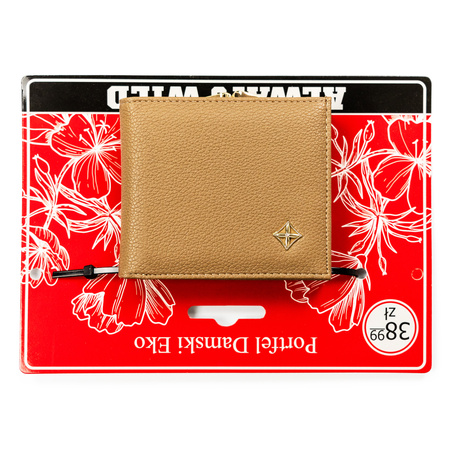 Portfel damski na blistrze PP-SF-1814-A-BL Beige