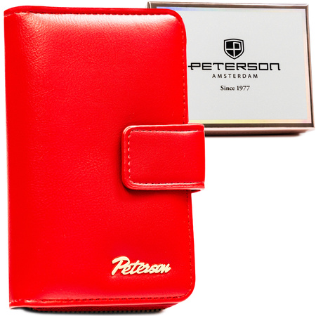 Portfel damski skórzany PTN 76112-BFBC Red