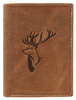 Portfel męski skórzany Blister N4-CHM-DEER-BL Cognac