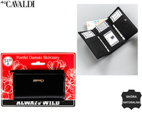 Portfel damski skórzany na blistrze PX23-20-BL Black